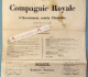 ● CHALON Sur SAONE 1836 M. Antoine Sarrazin Contrat Assurance Maison Saint Bonnet Vers Louhans Compagnie Royale - Banque & Assurance