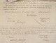 Delcampe - ● CHALON Sur SAONE 1836 M. Antoine Sarrazin Contrat Assurance Maison Saint Bonnet Vers Louhans Compagnie Royale - Banco & Caja De Ahorros