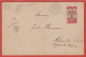 GABON LETTRE RECOMMANDEE DE 1915 DE LIBREVILLE POUR CHAVILLE FRANCE - Storia Postale