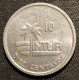 CUBA - 10 CENTAVOS 1989 - INTUR - Petit 10 - KM 415.2 - Cuba