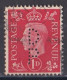 Grande Bretagne - 1936 - 1954 -  George  VI  -  Y&T N °  210  Perforé  D / P - Perforadas