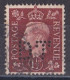 Grande Bretagne - 1936 - 1954 -  George  VI  -  Y&T N °  211  Perforé  D T - Perforés
