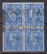 Grande Bretagne - 1936 - 1954 -  George  VI  -  Y&T N °  213  Bloc De 4  Perforé - Gebraucht