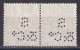 Grande Bretagne - 1936 - 1954 -  George  VI  -  Y&T N °  213  Paire  Perforé - Perforadas