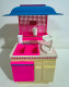 60814 Giocattolo Barbie Dream Kitchen - Cucina + Tavolo Apribile - Mattel - Barbie