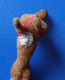 Delcampe - Figurine Teckel Vintage, Kunstlerschutz West Germany, Hand Work - Perros