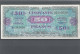 BILLET DU TRÉSOR-50F DRAPEAU -SANS N°SERIE  -VF19 /01- SUP (XF) -1 ÉPINGLAGE - 1 PLI NON MARQUÉ - 1944 Drapeau/France