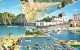 TENBY, MULTIPLE VIEWS, ARCHITECTURE, BOATS, BEACH, WALES, UNITED KINGDOM, POSTCARD - Pembrokeshire