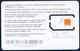 MOLDOVA - MOLDAVIA GSM (SIM) CARD ORANGE PREPAY BLACK MINT UNUSED - Moldavië