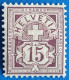 Zu  64B / Mi 57Y / YT 70 Marque De Contrôle "ovale étroite* **/MNH SBK 200 CHF Voir Scan Recto/verso+description - Unused Stamps