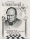 Winston Churchill, Great Mason, Member Studholme Lodge # 1591 London Freemasonry, Masonic Cover 1983 Great Britain - Franc-Maçonnerie