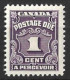 CANADA...KING GEORGE V...(1910-36.).....POSTAGE - DUE.....1c......SGD18......MH.... - Port Dû (Taxe)