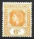 LEEWARD IS..."QUEEN ELIZABETH II..(1952-22.).....6c.....SG132.....MH... - Leeward  Islands