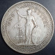 Great Britain Hong Kong 1 One Trade Dollar 1902 XF Bombay Mint Sharp Detail Black Patina - Colonies