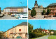 72919434 Schleiz Neumarkt Rathaus Kaufhaus Magnet Bergkirche Stadt Des Dreieck R - Schleiz
