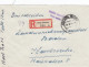 Einschreiben Bühl 1946, Gebühr Bezahlt Nach Karlsruhe - Covers & Documents