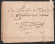 L. Datée 1698 De BRUSSEL Pour NEVELE - Sceau Paroissial Au Dos - 1621-1713 (Pays-Bas Espagnols)