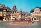 72914789 Butzbach Marktbrunnen Rathaus Fachwerkhaeuser Butzbach - Butzbach