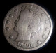 USA, Liberty Nickel, 5 Cents, 1900,  Philadelphie, Agouz - 1883-1913: Liberty (Liberté)