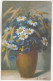 E4788) Schöne BLUMENVASE Mit Tollen Blumen - Signiert A. HALLER - Meissner & Buch - Gel. Feldpost HAMBURG 1.12.1917 - Haller, A.