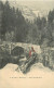 (RIAS) CHAMPERY. Paysanne Au Foulard Rouge Pont Des Moulins 1907 - Champéry