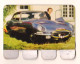 Plaquette En Tole N° 27 "JAGUAR Type E " L'auto à Travers Les Ages - COOP (1207)_Di580 - Plaques En Tôle (après 1960)