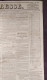 Journal " LA PRESSE " Du 7 Mars 1848 - RÉVOLUTION - GOUVERNEMENT PROVISOIRE - LE DANGER DE LA SITUATION - Non Classés