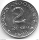 *indonesia 2 Rupiah 1970 Km 21    Bu - Indonésie