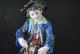 Magnifique STATUETTE DE MENDIANT SALTIMBANQUE MUSICIEN EN PORCELAINE DE WOLKSTED THURINGE Marque Cachet - Sonstige & Ohne Zuordnung