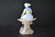 STATUETTE DE PAYSANNE A LA CHEVRE ET SERPE EN PORCELAINE POLYCHROME DE SITZENDORF ALLEMAGNE Marque S Couronne - Andere & Zonder Classificatie