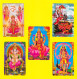 Germany, TeleBistro 5x20DM  Mint, Hindu Religion, Sri Kamala Laxmi, Sri Maha Ganapathy...... India - [2] Mobile Phones, Refills And Prepaid Cards