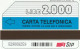 SCHEDA TELEFONICA USATA PRP 154 GASPARI  (259 U - Private - Tribute