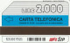 SCHEDA TELEFONICA USATA PRP 191 ROMAR  (021 U - Privées - Hommages