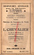 93- MONTREUIL SOUS BOIS- RARE CATALOGUE L. CHEVALIER PATISSERIE BOULANGERIE- FABRIQUE CONSERVES FRUITS-70 RUE ST MANDE - Documenti Storici