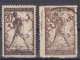 ⁕ Yugoslavia 1919 SHS Slovenia ⁕ CHAIN BREAKERS - VERIGARI 20 & 25 Vin. Mi.103, 104 ⁕ Errors, Shades 6v Used (1v MNH) - Usati