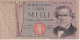 BILLETE DE ITALIA DE 1000 LIRAS DEL AÑO 1975 DE VERDI  (BANKNOTE) - 1.000 Lire