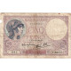 France, 5 Francs, Violet, 1940, T.66855, B+, Fayette:4.14, KM:83 - 5 F 1917-1940 ''Violet''