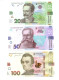 Ukraine 1-4-5-10-20-50-100-200-500-1000 Hryvnia UNC Set 2013-2022 - Ukraine