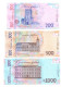 Delcampe - Ukraine 1-4-5-10-20-50-100-200-500-1000 Hryvnia UNC Set 2013-2022 - Ucraina