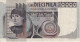 BILLETE DE ITALIA DE 10000 LIRAS DEL AÑO 1976 DE CIONINI  (BANKNOTE) - 10000 Liras