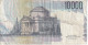 BILLETE DE ITALIA DE 10000 LIRAS DEL AÑO 1984 SERIE HB DE VOLTA  (BANKNOTE) DIFERENTES FIRMAS - 10000 Liras