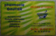 Petit Calendrier De  Poche Plastifié  2002 Pharmacie Homéopathie Portes Les Valence Drôme - Format Carte Bleue - Petit Format : 2001-...