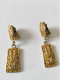 Ancienne Boucle Oreille Fantaisie (metal Doré ) - Earrings