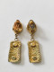 Ancienne Boucle Oreille Fantaisie (metal Doré ) - Aretes