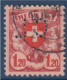 Suisse : 1 Timbres Perforé Oblitéré - Gezähnt (perforiert)