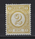 NVPH Nederland Netherlands Pays Bas Niederlande Holanda 32 A MNH/Postfris ; Cijfer Cipher Cifra Cifre 1876 - Unused Stamps