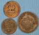 Italian States - Lombardy / Lombardie • 3x • 1 Centesimo 1822 - 5 Centesimi 1852 - 5/10 Soldo 1862 • [24-187] - Collections