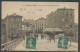 Carte P De 1911 ( Bourg-de-Péage / Pont Sur L'Isère Et Place Du Marché ) - Bourg-de-Péage