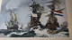 AQUARELLE ET PEINTURE COMBAT DU TEXEL D APRES EUGENE ISABEY Signé H. PIN? - Acquarelli