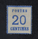 ALSACE LORRAINE N°6 20c Bleu NEUF(*) - Unused Stamps